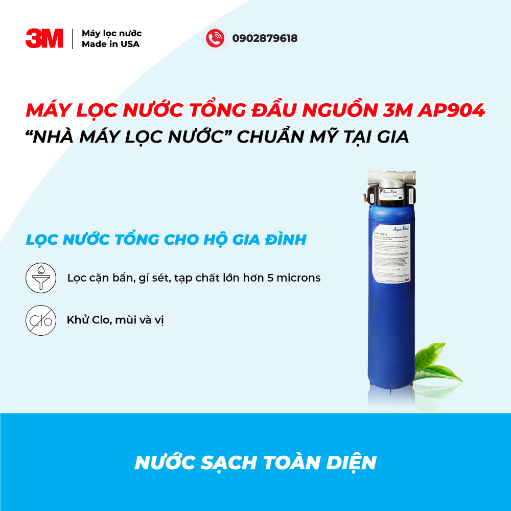 MÁY LỌC NƯỚC 3M AP904