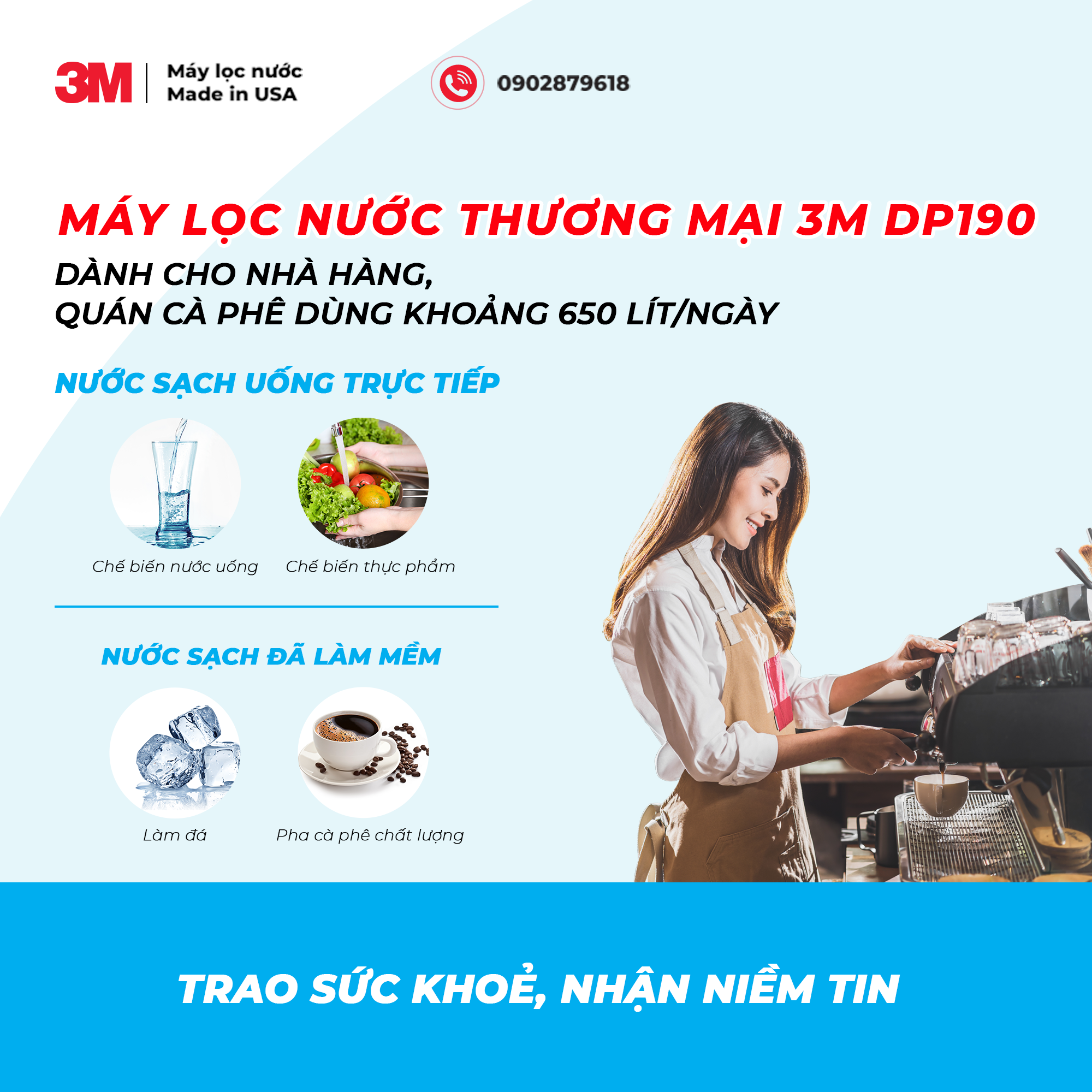 MÁY LỌC NƯỚC 3M DP190