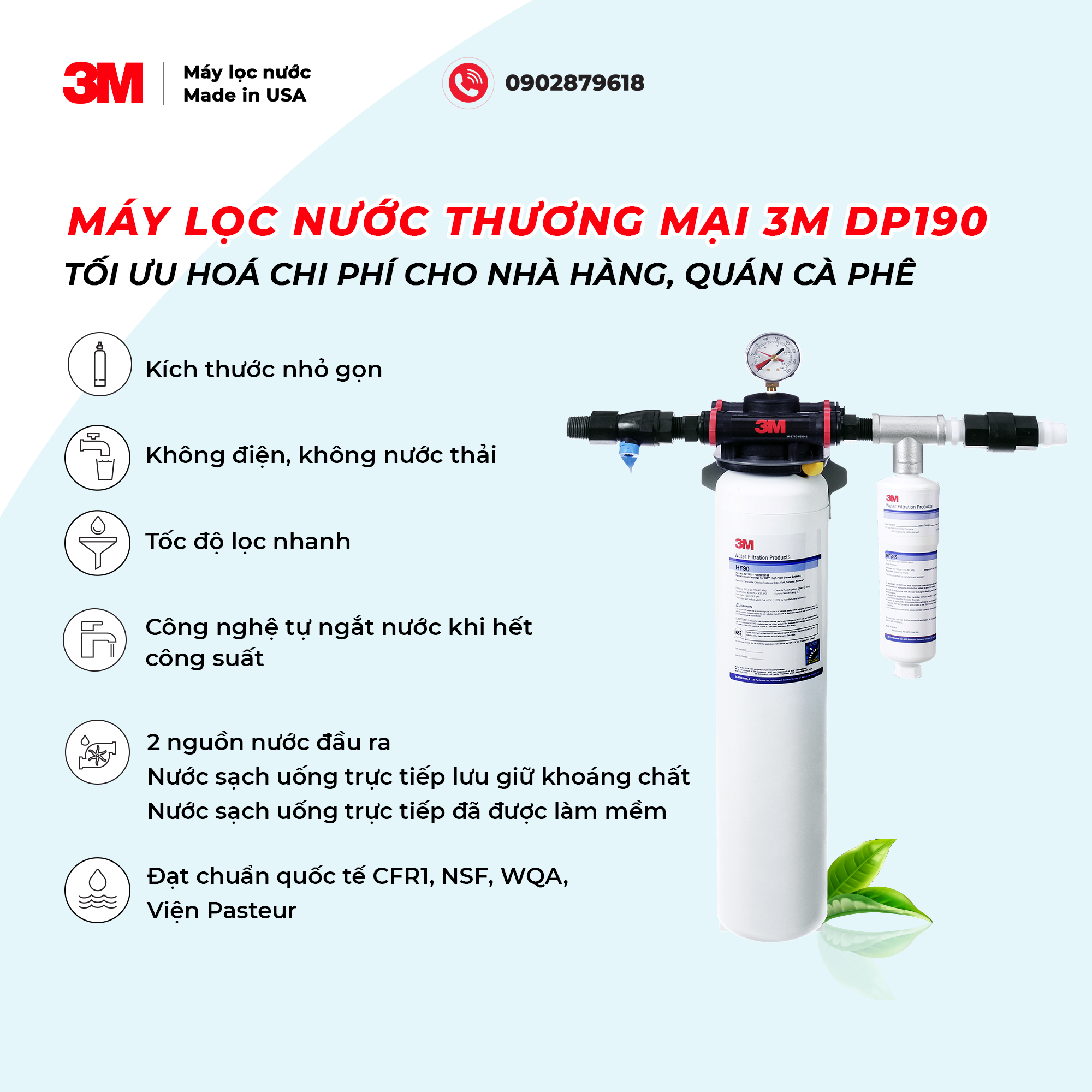 MÁY LỌC NƯỚC 3M DP190