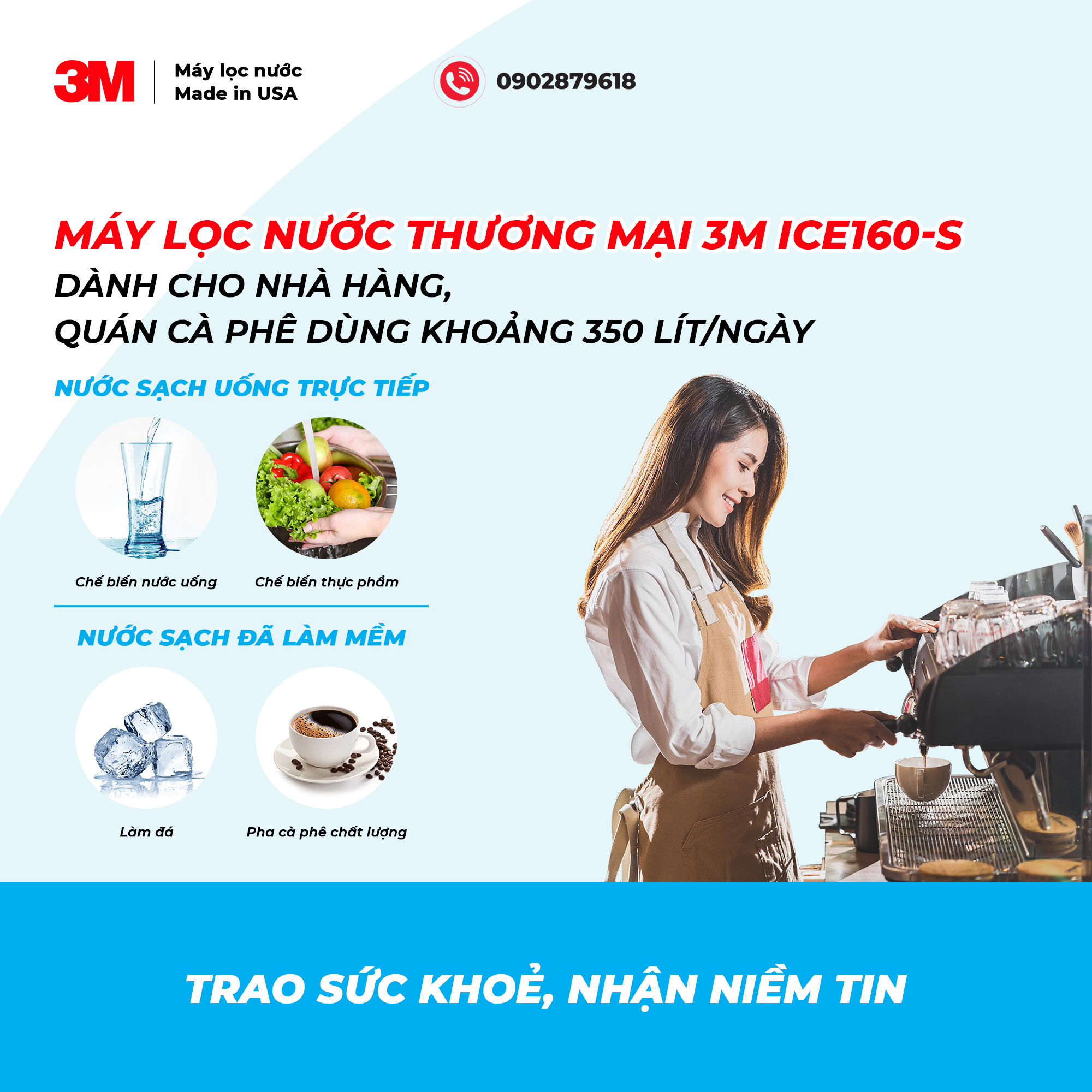 Máy lọc nước 3M ICE160-S