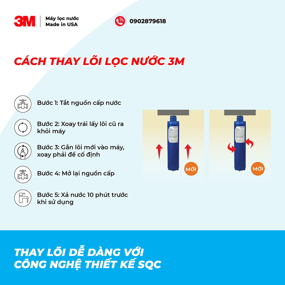 MÁY LỌC NƯỚC 3M AP904