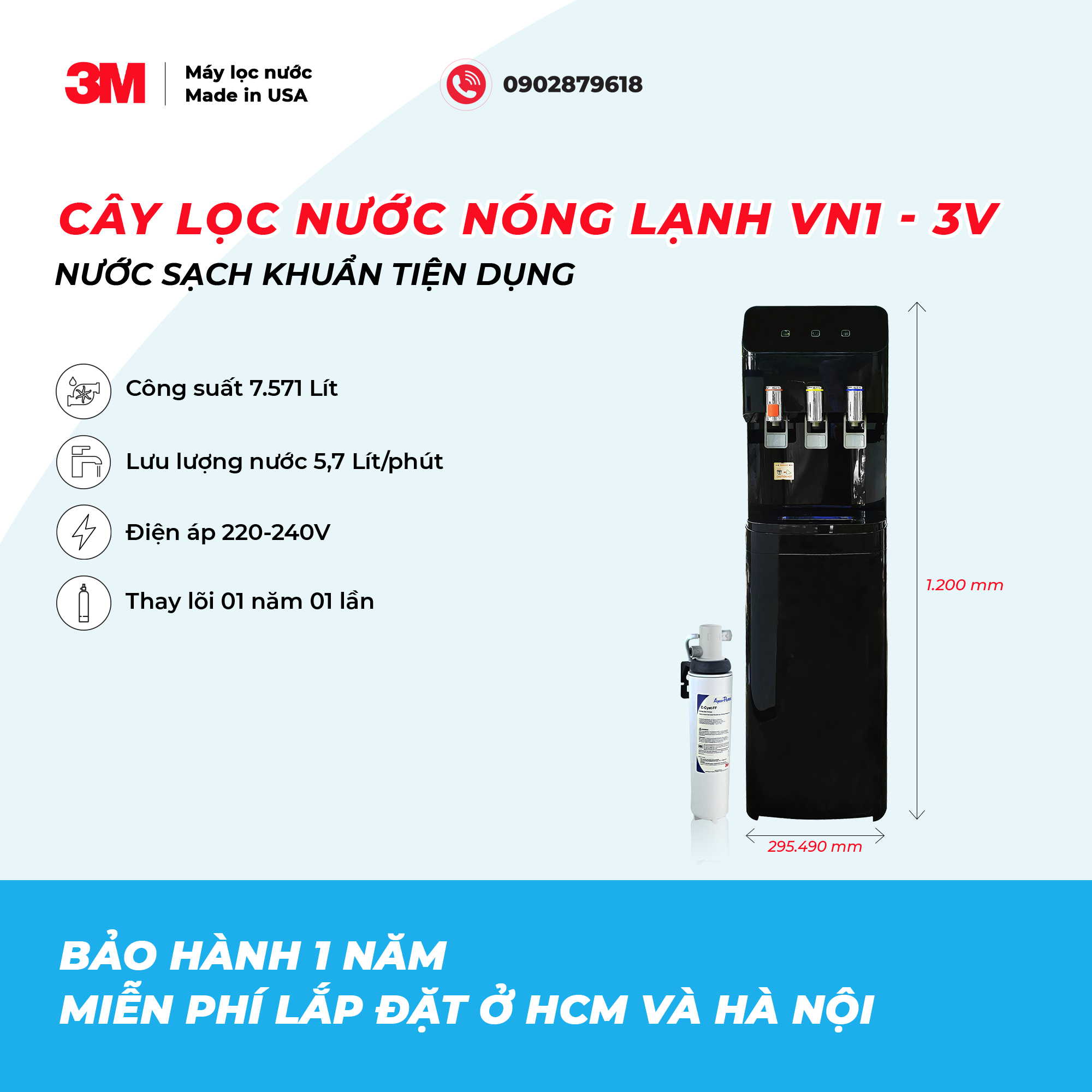 CÂY NÓNG LẠNH VN1-3V