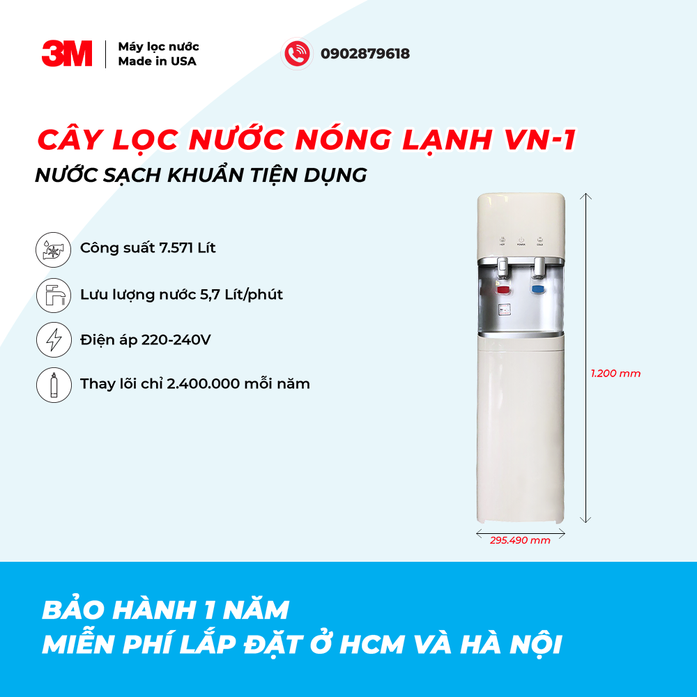 CÂY LỌC NƯỚC NÓNG LẠNH VN-1