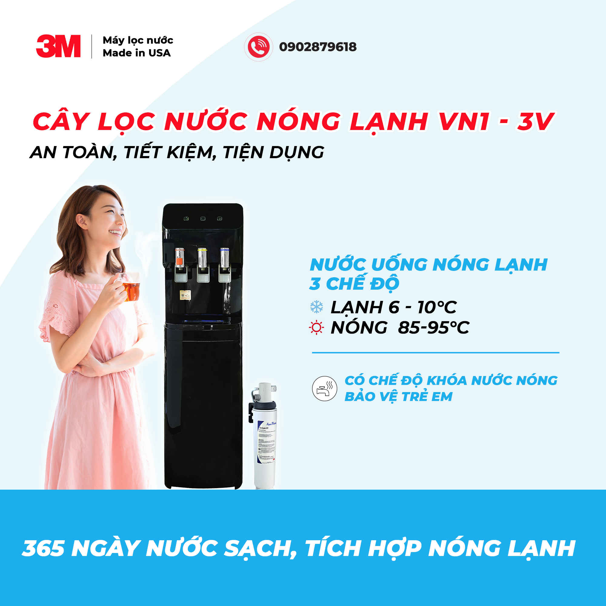 CÂY NÓNG LẠNH VN1-3V